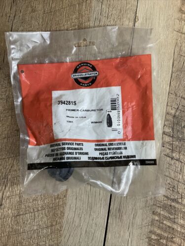 Briggs & Stratton 394281S Carburetor Primer Bulb NOS New Genuine OEM (6922737418423)